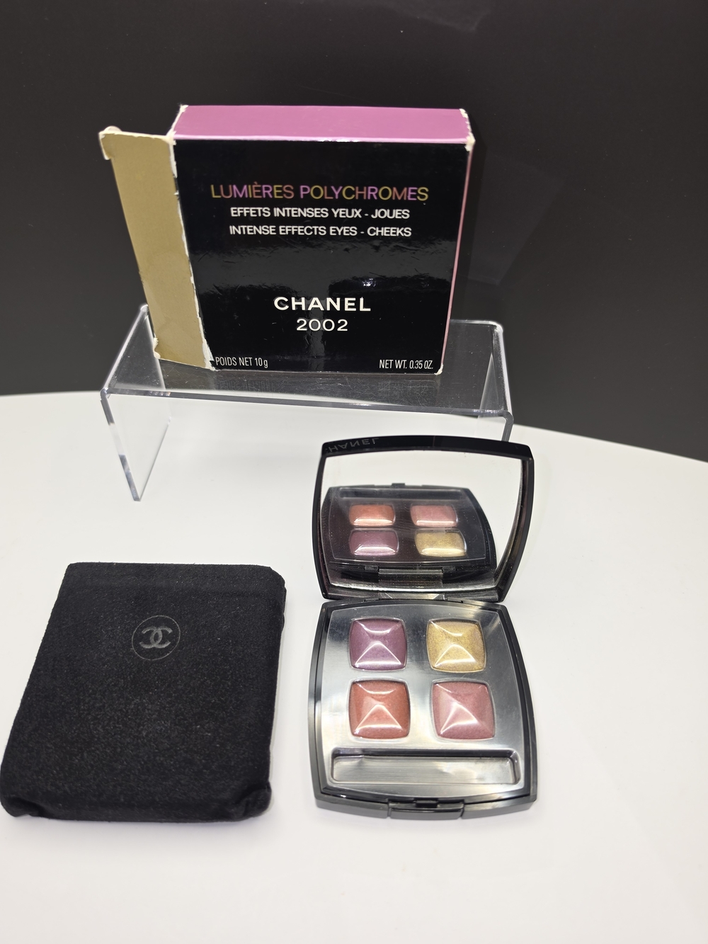 VINTAGE CHANEL 2002 Lumières Polychromes Eyes & Cheeks Quad